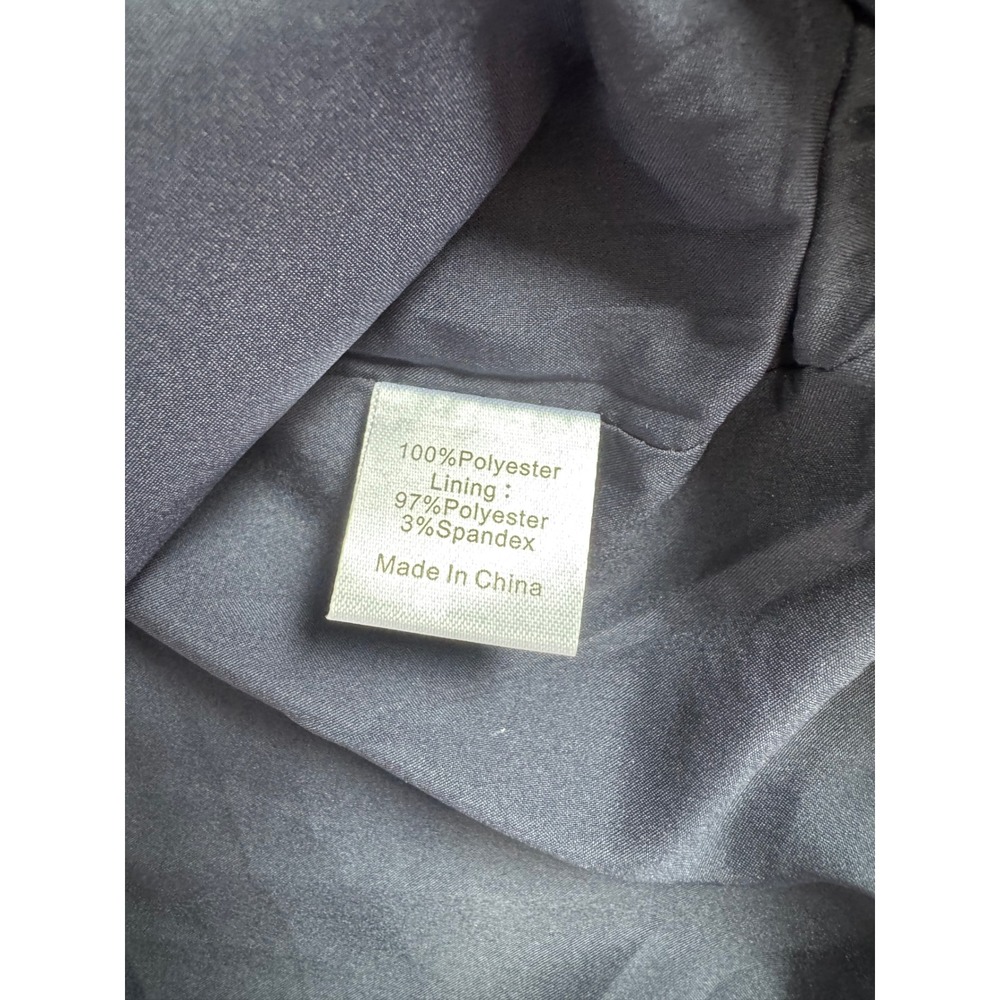Tuckernuck‎ Navy Blue Tweed Jackie Dress Short Sleeve Gold Button Pockets Size S - Picture 4 of 4